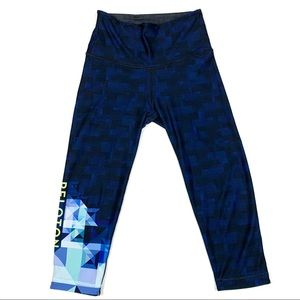 Wear it to Heart x Peloton Sz S Cropped Leggings Printed High Rise WITH Small